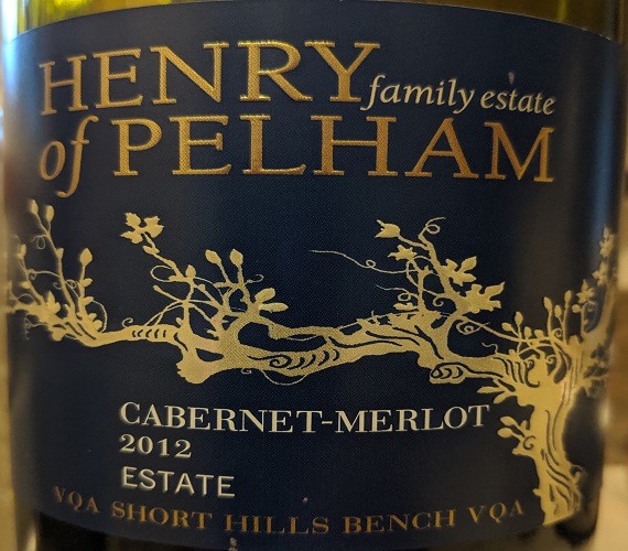 Taste it Again : Henry of Pelham 2012 Cabernet-Merlot Estate