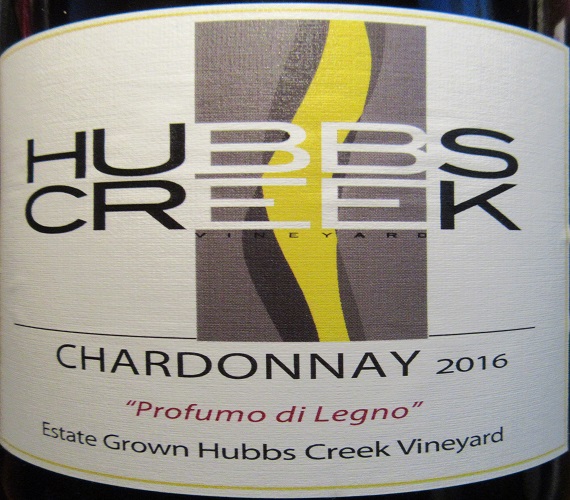 Video Review : Hubbs Creek 2016 Chardonnay, Profumo di Legno