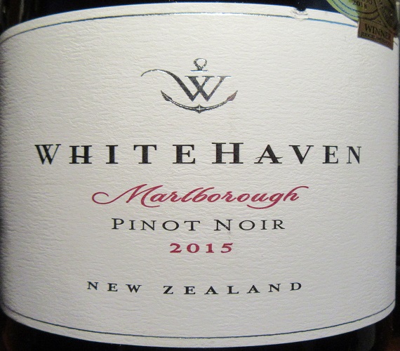 Video Review : Whitehaven 2015 Pinot Noir, Marlborough (New Zealand)