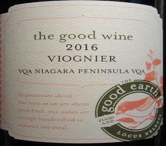 Video Review : Good Earth 2016 Viognier
