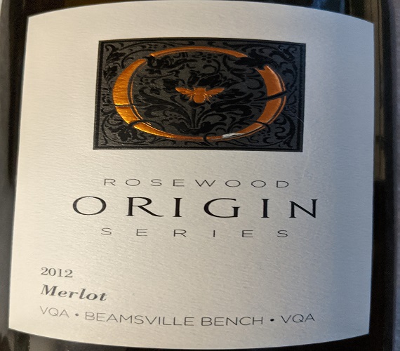 Taste it Again : Rosewood 2012 Origin Merlot