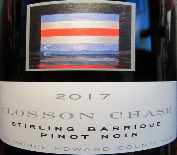 Video Review : Closson Chase 2017 Stirling Barrique Pinot Noir