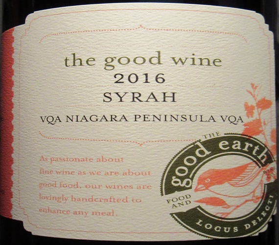 Video Review : The Good Earth 2016 Syrah, The Good Wine