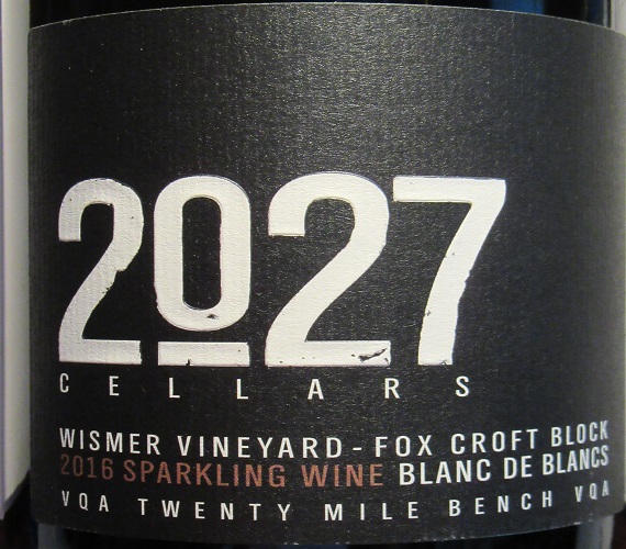 Video Review : 2027 Cellars 2016 Blanc de Blancs