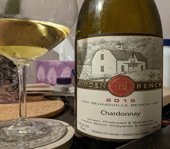 Taste it Again : Hidden Bench 2015 Chardonnay