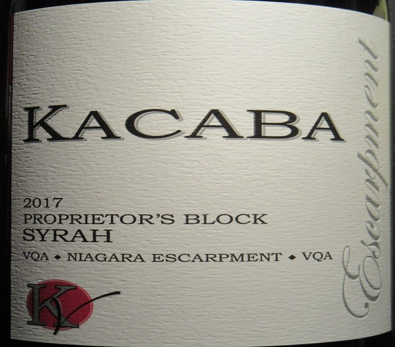 Video Review : Kacaba 2017 Syrah Proprietor’s Block