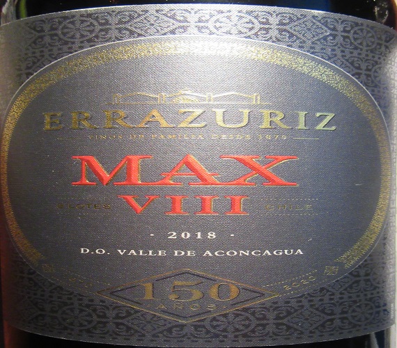 Video Review : Errazuriz 2018 Max VIII (Chile)