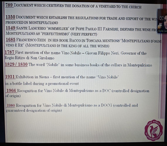 Vino Nobile Virtually – ZOOM Tasting