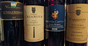 Bottles of Vino Nobile