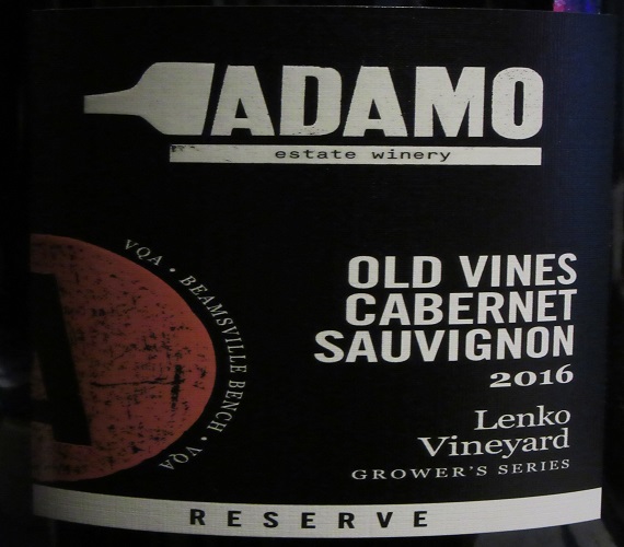 Video Review : Adamo 2016 Old Vines Cabernet Sauvignon Lenko Vineyard Reserve