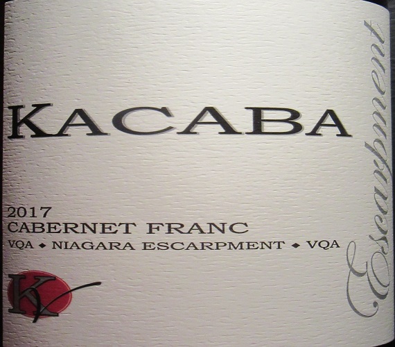 Video Review : Kacaba 2017 Cabernet Franc Escarpment