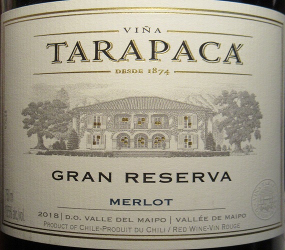 Video Review : Vina Tarapaca 2018 Gran Reserva Merlot (Chile)