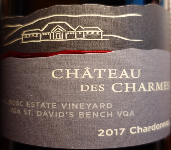 Video Review : Chateau des Charmes 2017 Chardonnay, Paul Bosc Vineyard