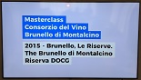 Brunello Masterclass