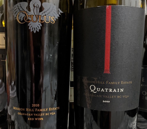 Mission Hill 2010 Oculus & Quatrain (British Columbia)
