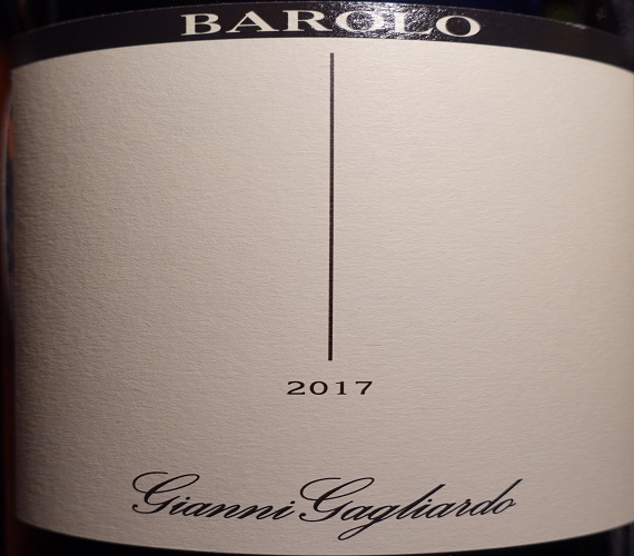 Wine Review : Gianni Gagliardo 2017 Barolo (Italy)