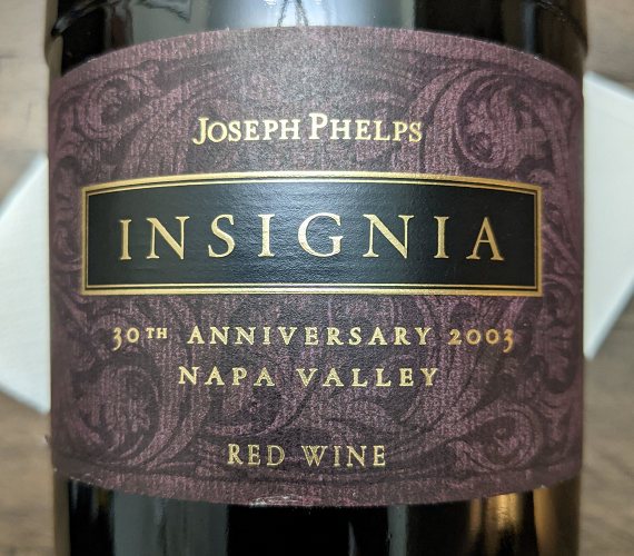 Joseph Phelps 2003 Insignia (California)