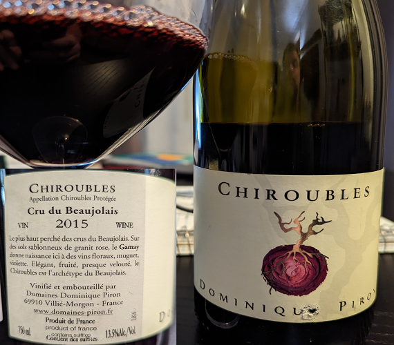 Dominique Piron 2015 Chiroubles