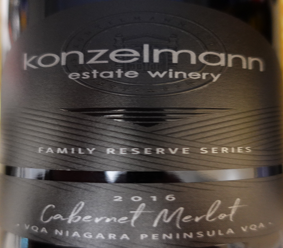 Video Review : Konzelmann 2016 Family Reserve Cabernet-Merlot (Ontario)