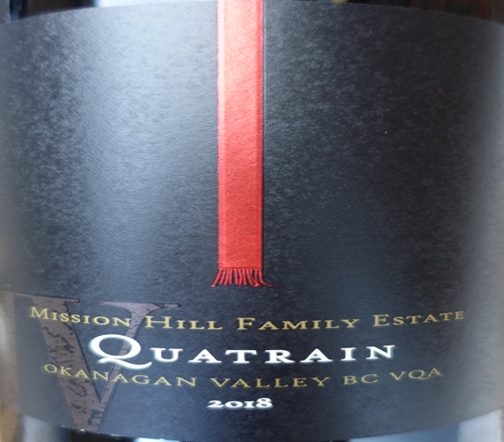 Video Review : Mission Hill 2018 Quatrain (Canadian Wine)