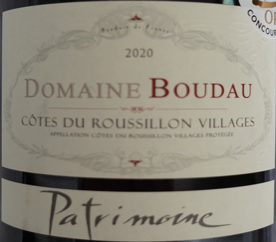 Video Review : Domaine Boudau 2020 Patrimoine (France)