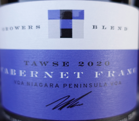 Video Review : Tawse 2020 Growers Blend Cabernet Franc