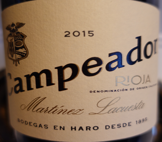 Video Review : Bodegas Martinez Lacuesta 2015 Campeador (Spain)