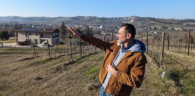 CdS Giacomo Montanari in the Vineyard