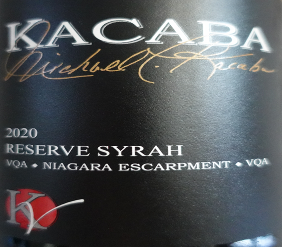 Video Review : Kacaba 2020 Reserve Syrah (Ontario)