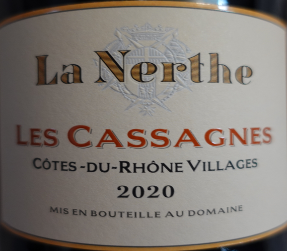 Video Review : Chateau La Nerthe 2020 Les Cassagnes (France)