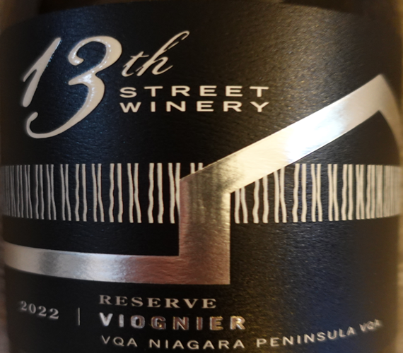 Video Review : 13th Street Winery 2022 Viognier Reserve (Ontario)