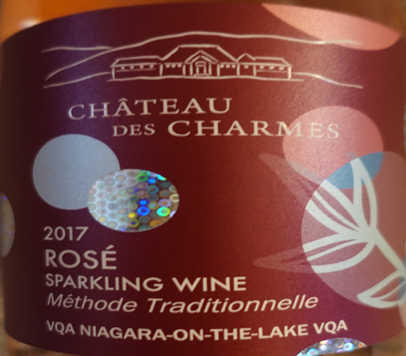 Video Review : Chateau des Charmes 2017 Sparkling Rose (Ontario)