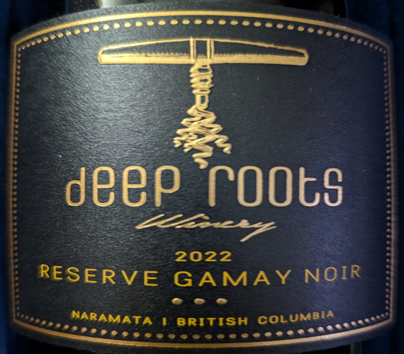Video Review : Deep Roots 2022 Reserve Gamay (British Columbia)