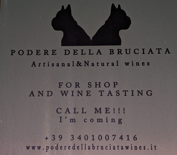 Visit to Podere della Bruciata