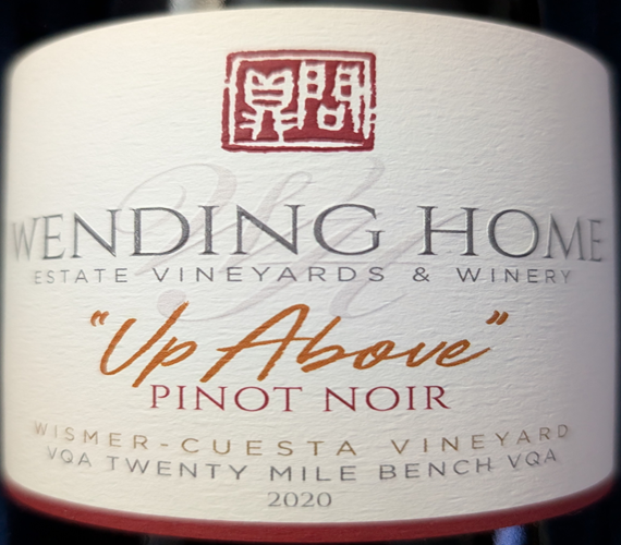 Video Review – Wending Home 2020 Up Above Pinot Noir (Ontario)