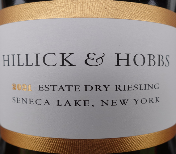 Video Review – Hillick & Hobbs 2021 Estate Dry Riesling (New York)